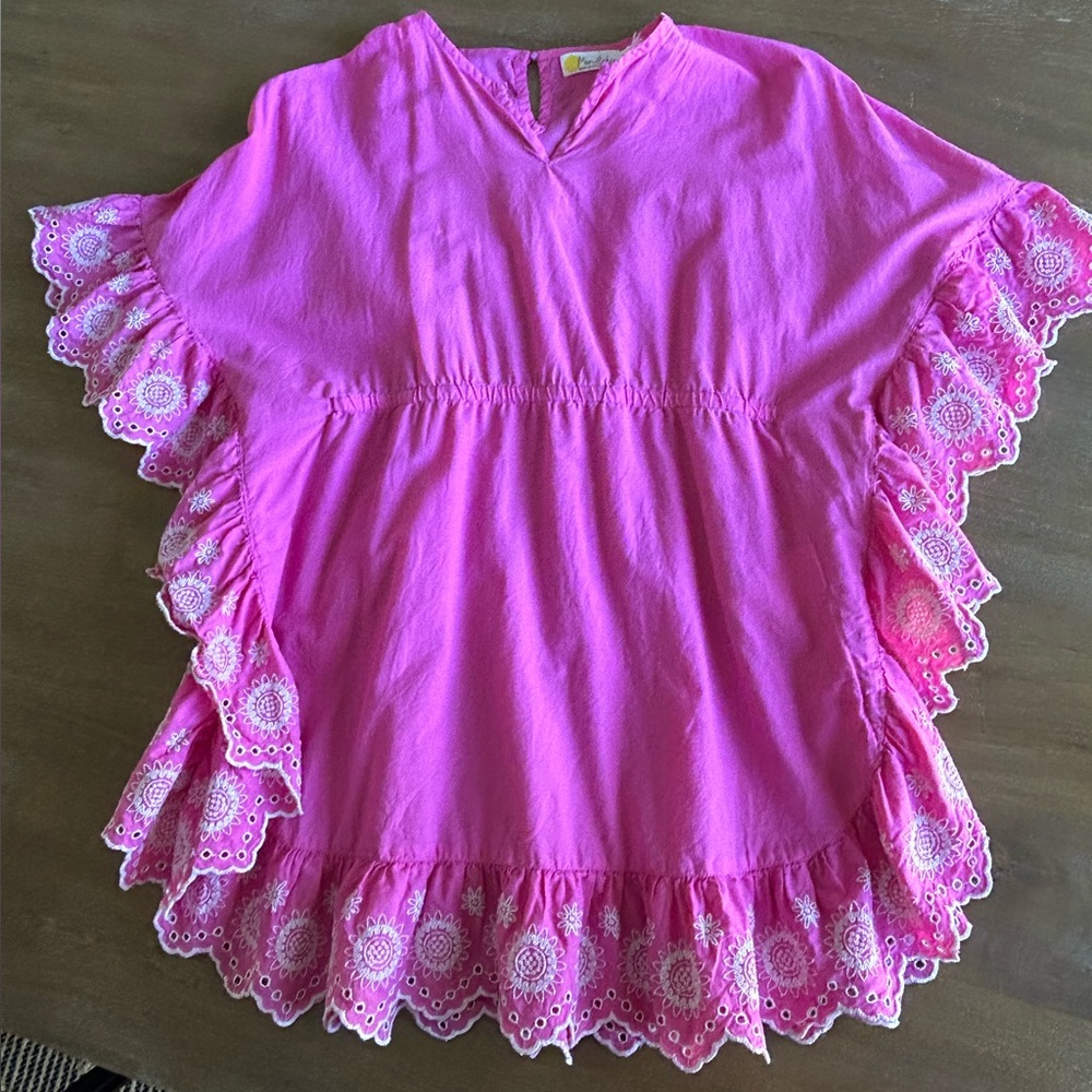 Mini Boden girls swim cover dress
